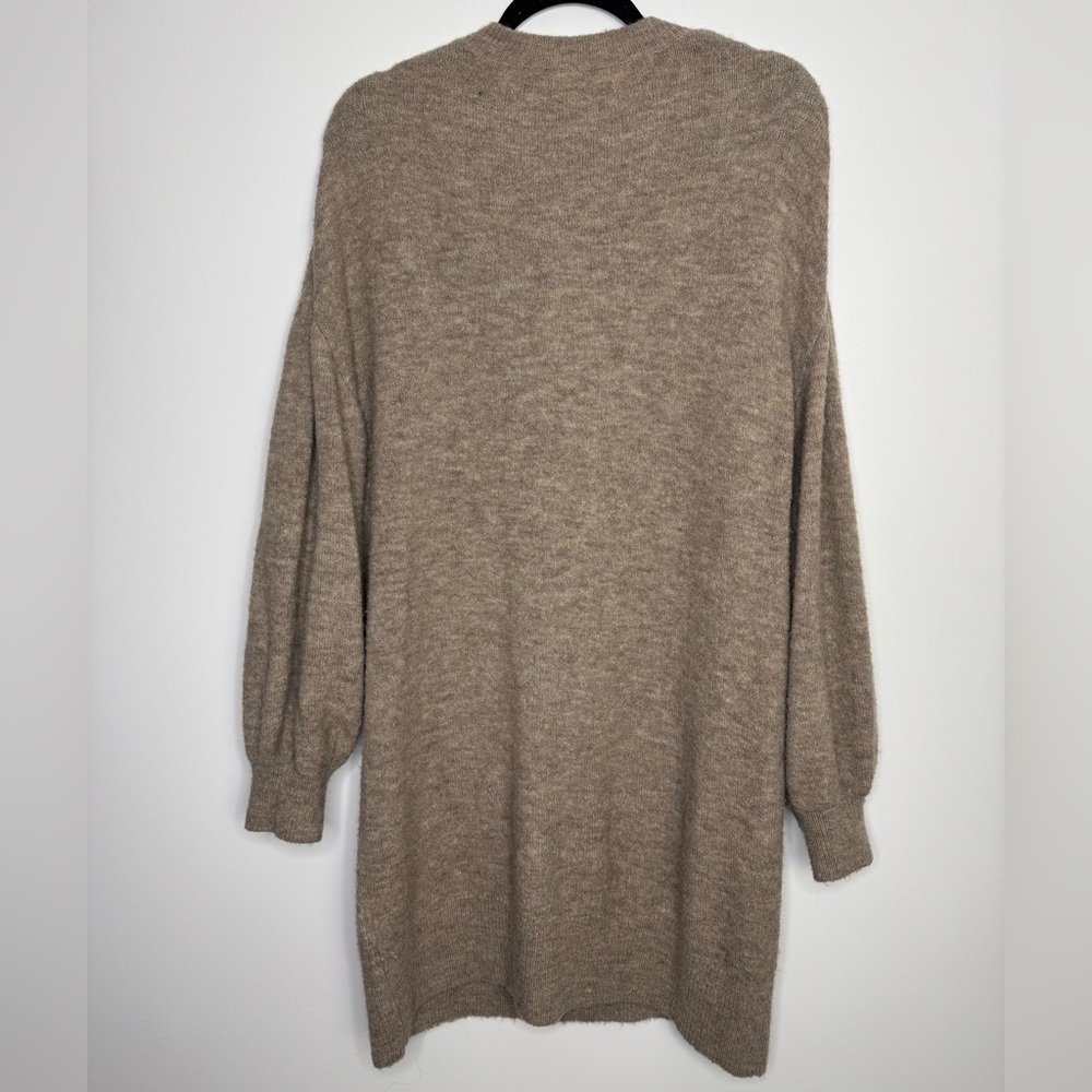 Simons tan wool mohair knit sweater dress - Picture 8 of 8